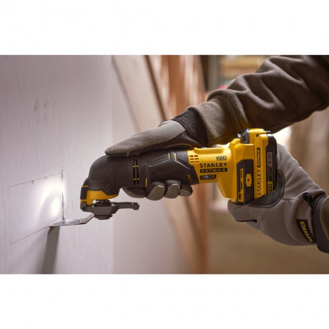 Stanley FATMAX SFMCE500B-XJ oscillating multi-tool Black, Yellow