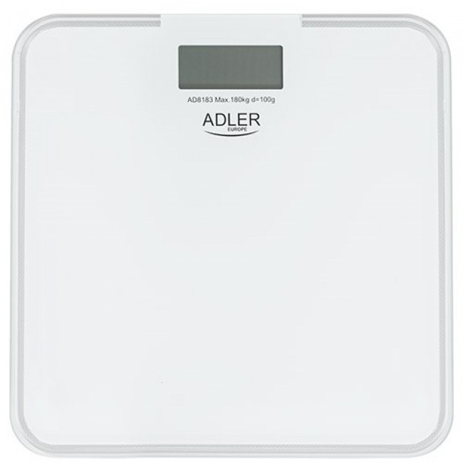 Bathroom scale ADLER AD 8183 with edge lighting White