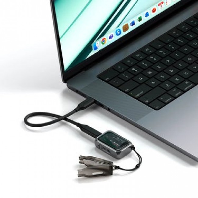 Satechi Mini NVMe SSD Enclosure - USB-C to NVME SSD 2230 Adapter (space gray)