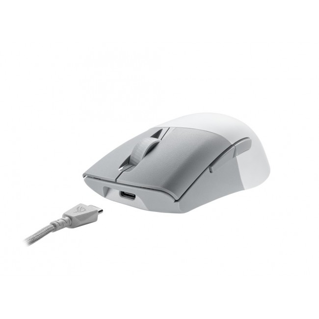 ASUS ROG Keris Wireless AimPoint mouse Gaming Right-hand RF Wireless + Bluetooth + USB Type-C Optical 36000 DPI ASUS ROG Keris Wireless AimPoint mouse Gaming Right-hand RF Wireless + Bluetooth + USB Type-C Optical 36000 DPI