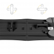 Rebel Active home Pilates set, 9-in-1 multifunctional fitness equipment, black