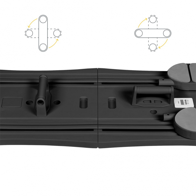 Rebel Active home Pilates set, 9-in-1 multifunctional fitness equipment, black