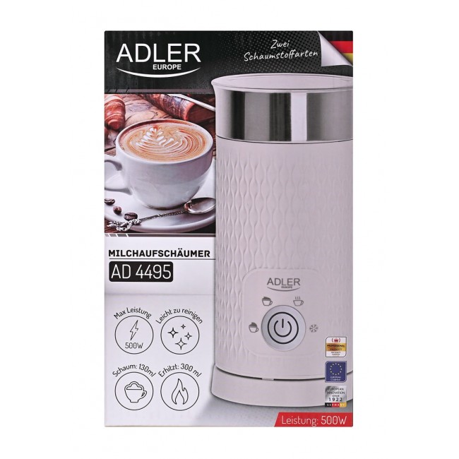 Adler | Milk frother | AD 4495 | 500 W | Milk frother | Cream