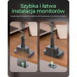 ICY BOX IB-MS702-T monitor mount / stand 144.8 cm (57 ICY BOX IB-MS702-T monitor mount / stand 144.8 cm (57