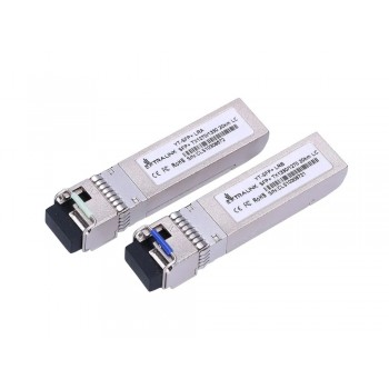 Extralink SFP+ WDM Module SFP+ 10G 10Gbps 1270/1330nm, single mode, 20km, LC, DOM, pair