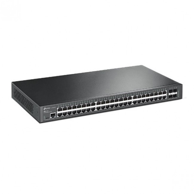 TP-Link JetStream 48-Port Gigabit L2+ Managed Switch with 4 10GE SFP+ Slots TP-Link JetStream 48-Port Gigabit L2+ Managed Switch with 4 10GE SFP+ Slots