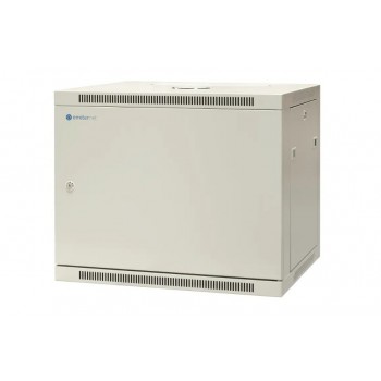 EMITERNET Single hanging cabinet 19'' 9U, full sheet metal door, 600 450 500mm width/depth/height. EM/AP6409-B