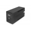 Digitus | Line-Interactive UPS | Line-Interactive UPS DN-170076, 2000VA/1200W 12V/9Ah x2 battery, 4x CEE 7/7, USB, RS232, RJ45,LCD, Simulated sine wave, 198 x 158 x 380 mm, Weight: 10.5 kg | 2000 VA | 1200 W | V