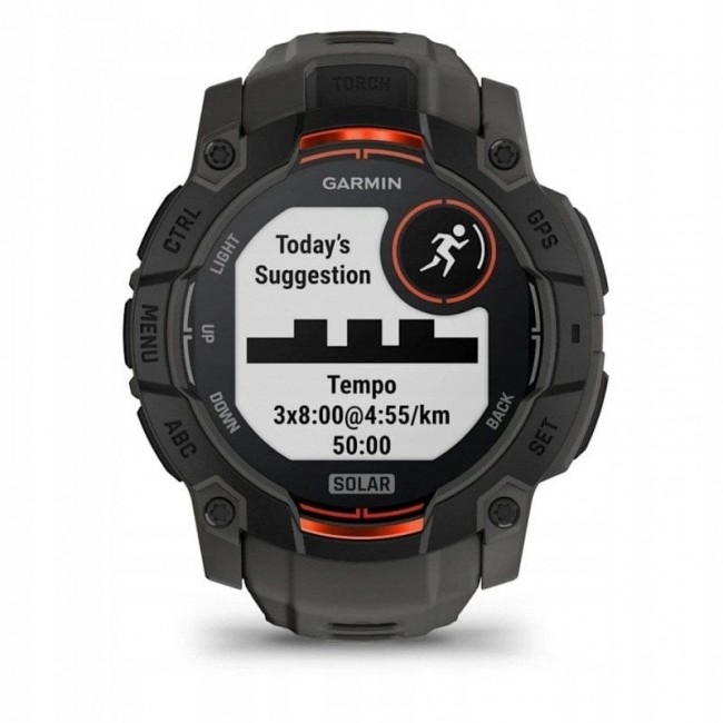 GARMIN Instinct 3 50mm SOLAR Black smartwatch