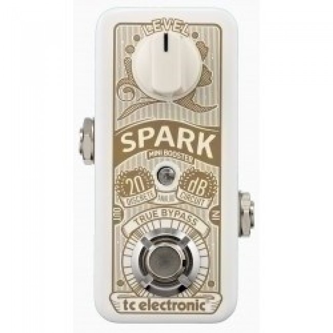 TC Electronic Spark Mini Effects pedal White TC Electronic Spark Mini Effects pedal White