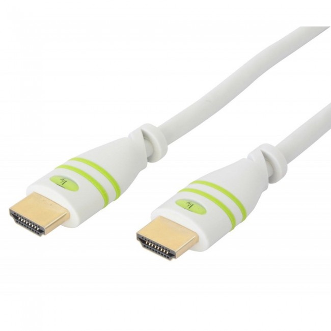 Techly 10m High Speed HDMI Cable with Ethernet A/A M/M White ICOC HDMI-4-100WH Techly 10m High Speed HDMI Cable with Ethernet A/A M/M White ICOC HDMI-4-100WH