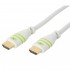 Techly 10m High Speed HDMI Cable with Ethernet A/A M/M White ICOC HDMI-4-100WH
