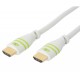 Techly 10m High Speed HDMI Cable with Ethernet A/A M/M White ICOC HDMI-4-100WH Techly 10m High Speed HDMI Cable with Ethernet A/A M/M White ICOC HDMI-4-100WH
