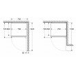 Refrigerator-freezer combination Bosch Series 4 KGN497ICT 440 l C Stainless steel