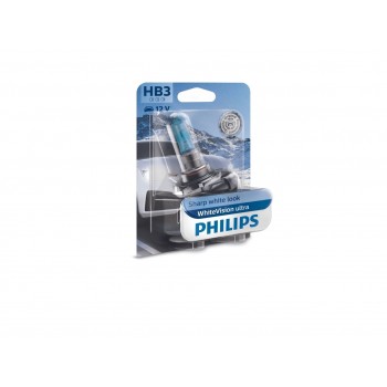 Philips WhiteVision ultra 9005WVUB1 Stylish white look, 60 W, 12 V, HB3, Halogen, 3800 K, 1 pc(s)