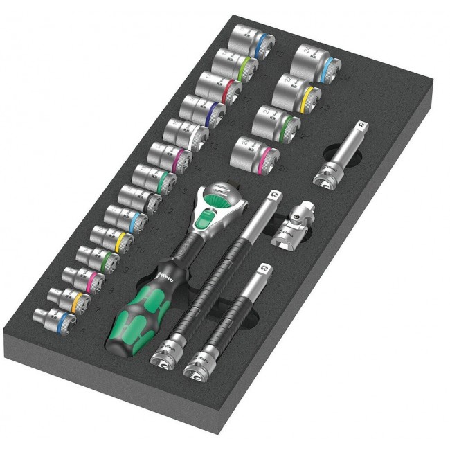 Wera 05150111001 ratchet wrench 23 pc(s) Black, Green Wera 05150111001 ratchet wrench 23 pc(s) Black, Green