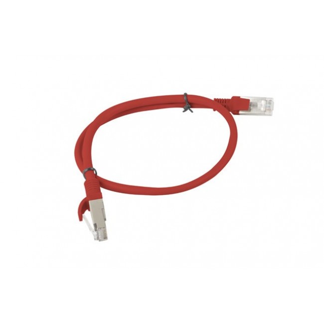 PATCHCORD KAT.6 UTP 0.5M CZERWONY FLUKE PASSED LANBERG 10-PACK PATCHCORD KAT.6 UTP 0.5M CZERWONY FLUKE PASSED LANBERG 10-PACK