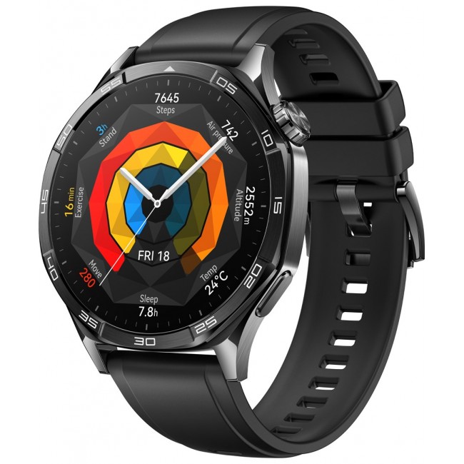 Huawei WATCH GT 5 46mm Vili-B19F | Smart watch | GPS integrated | AMOLED screen 1.43 inches | Black Huawei WATCH GT 5 46mm Vili-B19F | Smart watch | GPS integrated | AMOLED screen 1.43 inches | Black