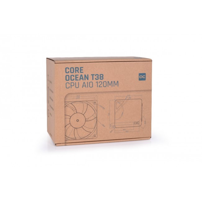 Alphacool T38 Processor Liquid cooling kit 12 cm Black Alphacool T38 Processor Liquid cooling kit 12 cm Black