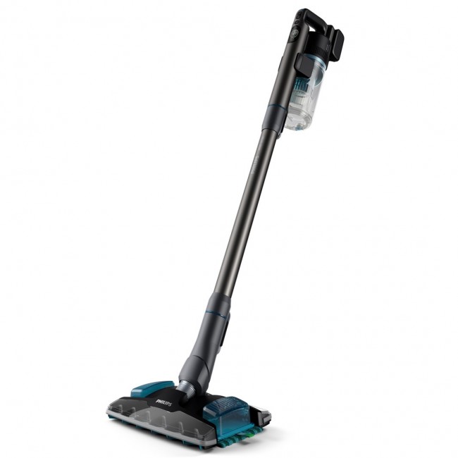 Philips 8000 series XC8057/01 stick vacuum/electric broom Battery Dry&wet Cyclonic Bagless 0.6 L Aqua colour, Black