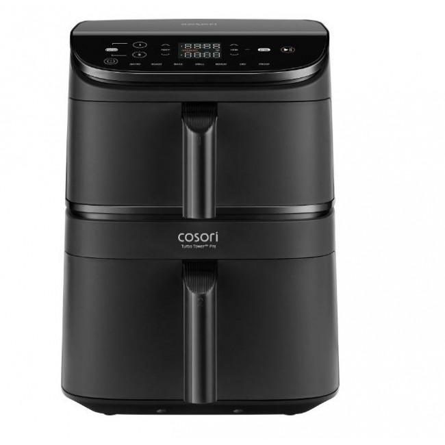 Cosori CAF-DC121 Double 10.8 L Stand-alone Hot air fryer Black Cosori CAF-DC121 Double 10.8 L Stand-alone Hot air fryer Black