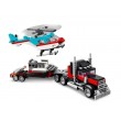 LEGO CREATOR 3 IN 1 31146 FLATBED TRUCK WITH HELICOPTER