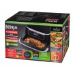 Ninja AF550EU fryer Double 6.6 L Stand-alone 2470 W Hot air fryer Black, Silver
