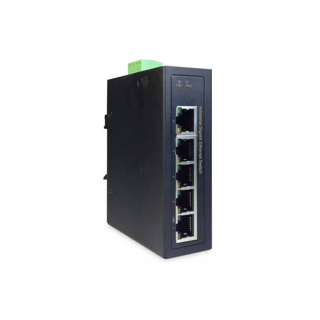 Digitus 5 Port Gigabit Ethernet Netzwerk Switch,Industrial, Unmanaged Digitus 5 Port Gigabit Ethernet Netzwerk Switch,Industrial, Unmanaged