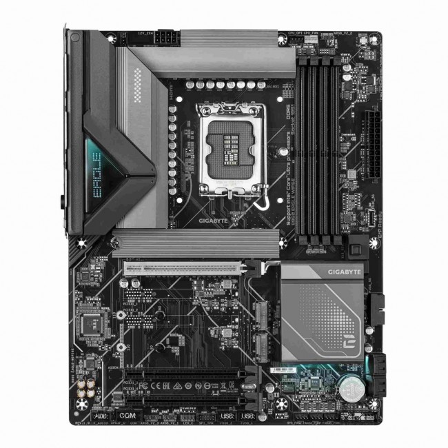 GIGABYTE B860 EAGLE WIFI6E Motherboard - Intel Core Ultra Series CPUs, 12+1+2+1 Phases VRM, up to 9066MHz DDR5, 1xPCIe 5.0 + 2xPCIe 4.0 M.2, 2.5GbE LAN, WIFI 6E, USB 3.2 Gen 2x2
