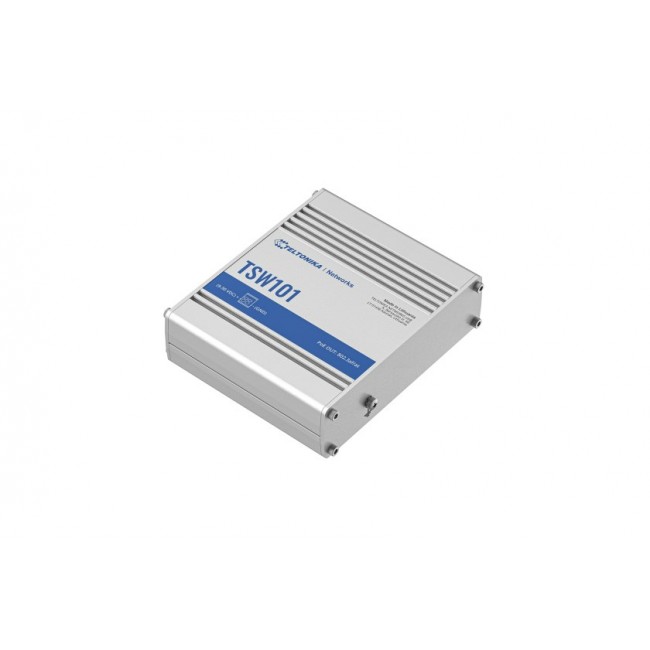 Teltonika TSW101 Gigabit Ethernet (10/100/1000) Power over Ethernet (PoE) Metallic
