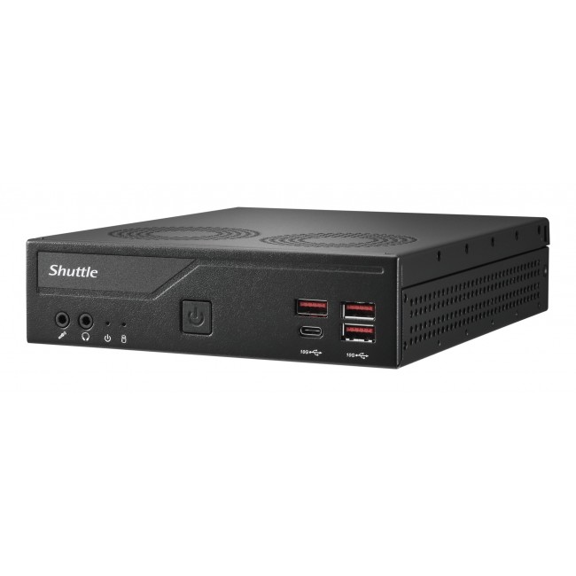 Shuttle Slim PC DB860 , S1851, 2x HDMI, 1x DP, 1x USB-C (DP), 1x 2.5
