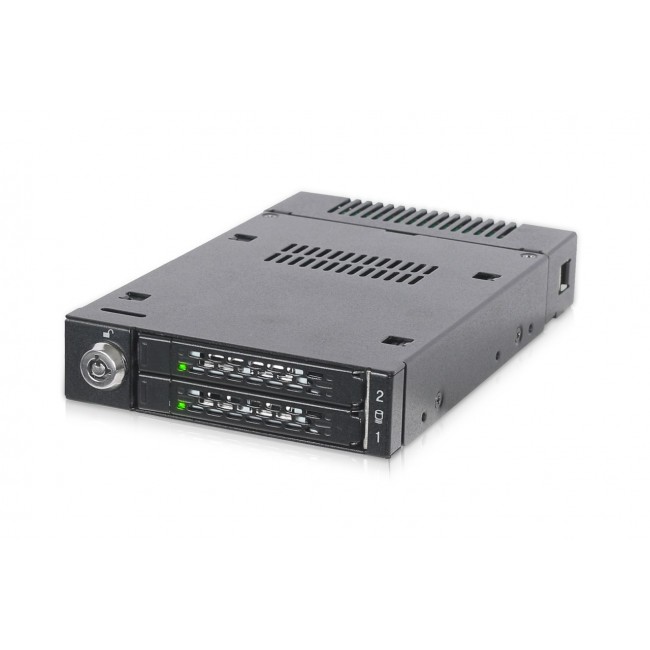 Icy Dock ToughArmor MB834M2K-B SSD enclosure Black M.2 Icy Dock ToughArmor MB834M2K-B SSD enclosure Black M.2