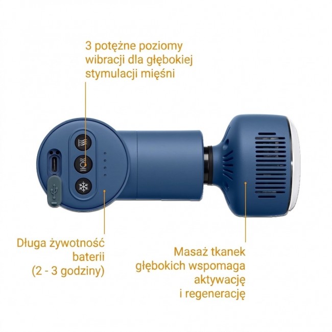 Medisana MG 600 massager Universal Black, Blue