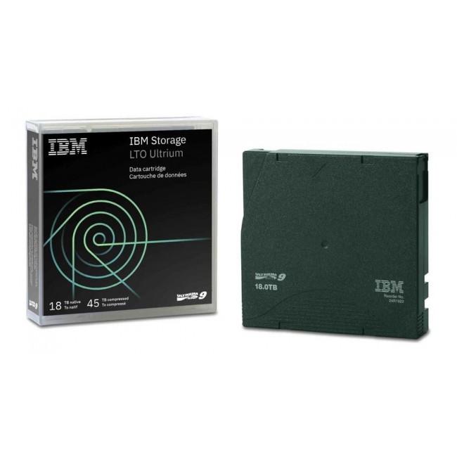 IBM 02XW568 Blank data tape 18 TB LTO IBM 02XW568 Blank data tape 18 TB LTO