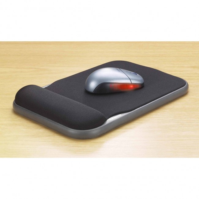 Kensington Height Adjustable Gel Mouse Pad Black