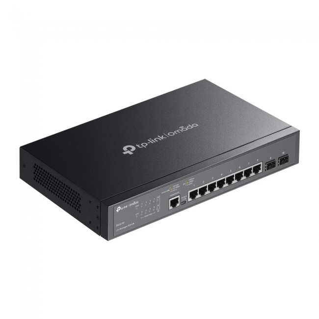 TP-Link Omada 8-Port Gigabit L2+ Managed Switch with 2 SFP Slots TP-Link Omada 8-Port Gigabit L2+ Managed Switch with 2 SFP Slots