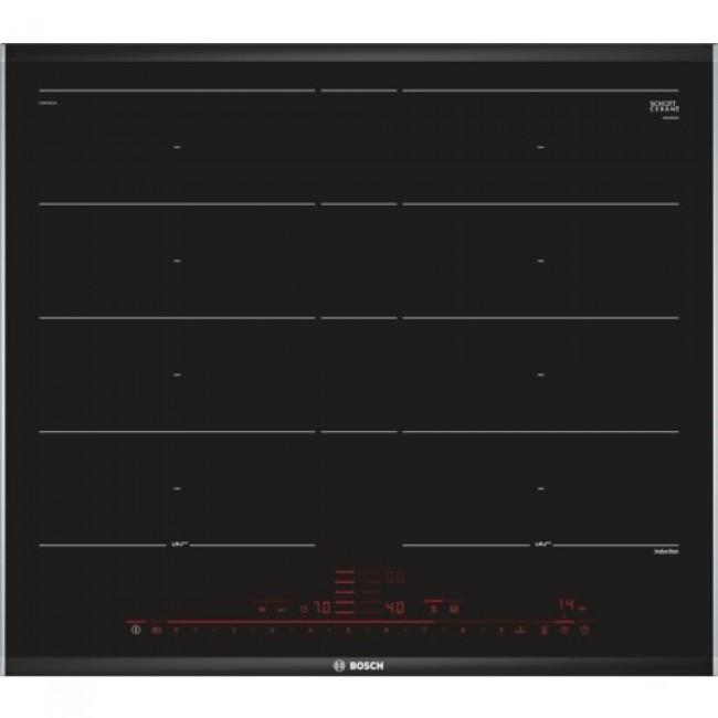 Bosch Serie 8 PXY675DC1E hob Black Built-in Zone induction hob 4 zone(s)