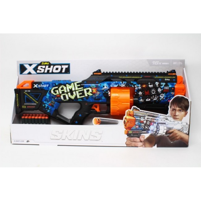ZURU Skins Last Stand Dart Blaster - Game Over Skin (16 Darts) ZURU Skins Last Stand Dart Blaster - Game Over Skin (16 Darts)