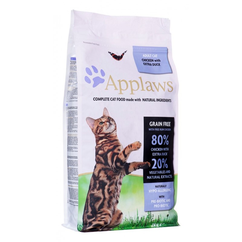 APPLAWS Chicken with duck - dry cat food - 2kg APPLAWS Chicken with duck - dry cat food - 2kg