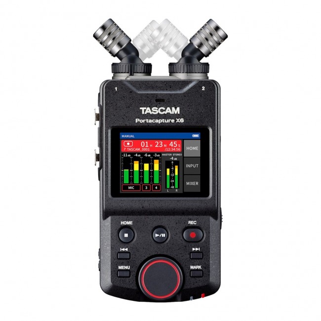 Tascam Portacapture X6 - portable, high resolution multi-track recorder Tascam Portacapture X6 - portable, high resolution multi-track recorder