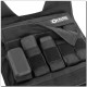 HMS Fitness KTO30 weighted vest Steel Black HMS Fitness KTO30 weighted vest Steel Black