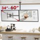 Maclean ceiling mount for two TVs, max load 2x40kg, 34-60