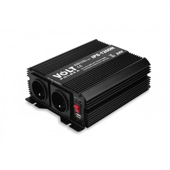 INVERTER VOLT POLSKA IPS-1200 24V 230V 800/1200W INVERTER VOLT POLSKA IPS-1200 24V 230V 800/1200W