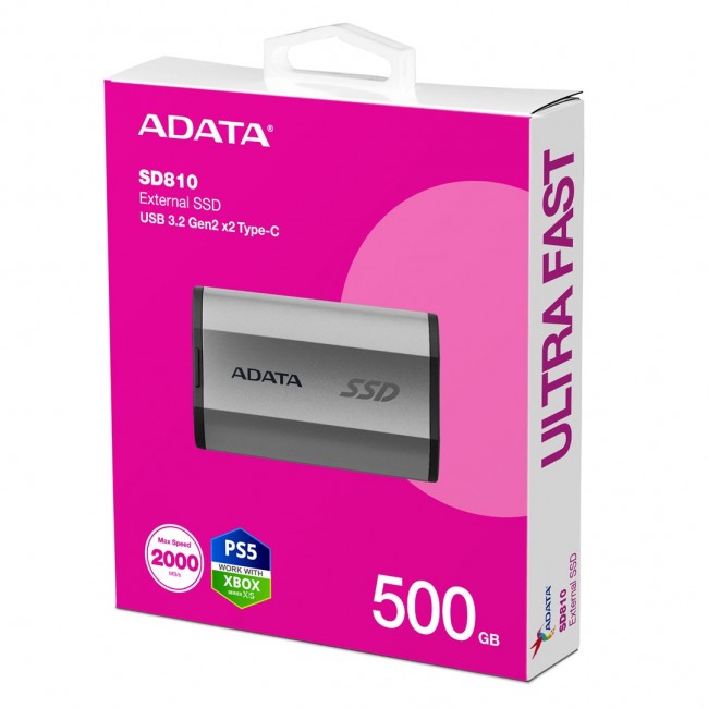 ADATA SD810 500 GB Black, Silver ADATA SD810 500 GB Black, Silver