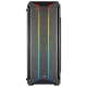 Aerocool SKYLINEV2BK PC ATX Case Dual Front Panel LED ARGB Fan ARGB 12cm Black