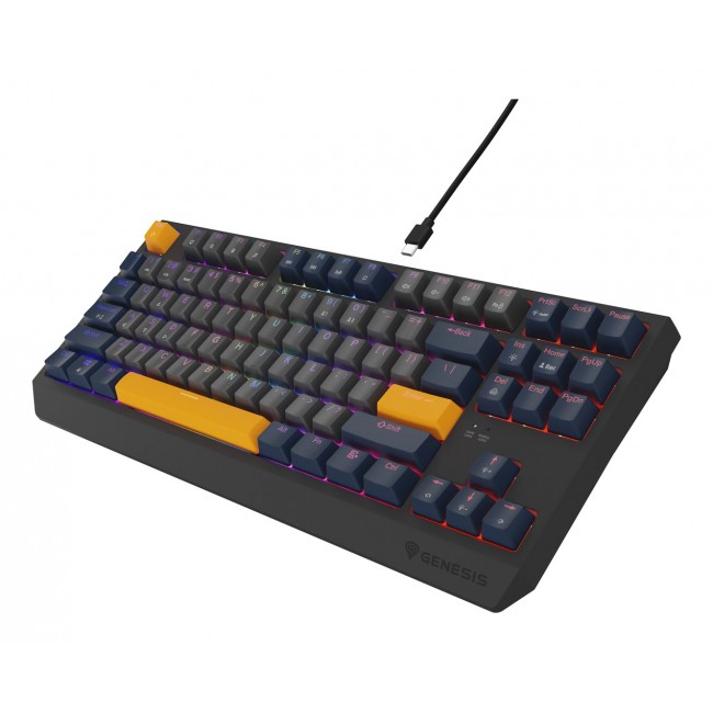 GENESIS Thor 230 TKL keyboard Gaming USB QWERTY English Blue GENESIS Thor 230 TKL keyboard Gaming USB QWERTY English Blue