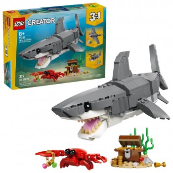 LEGO CREATOR 3 IN 1 31381 Fierce Shark with a Treasure Chest