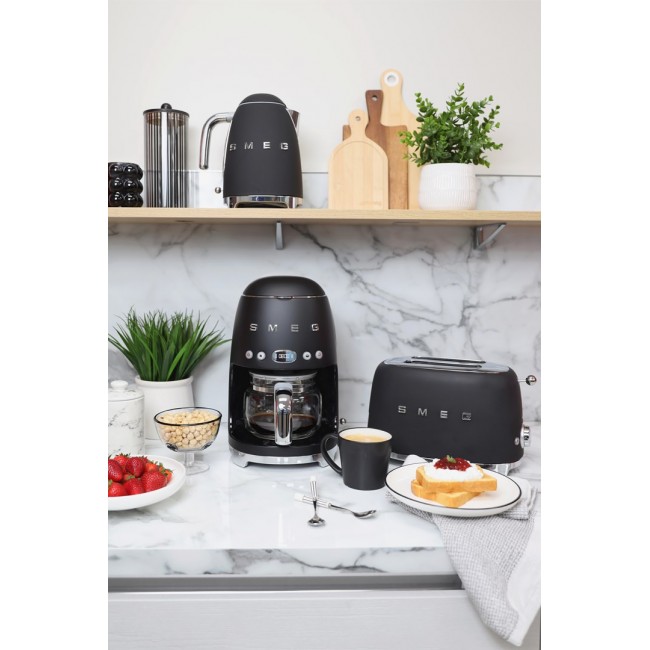 Smeg 50's Style Toaster TSF01BLMEU Black