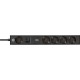 Brennenstuhl 1159780615 power extension 1.5 m 5 AC outlet(s) Indoor Black, Grey