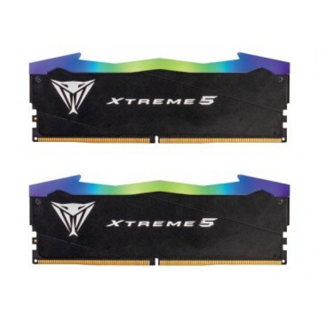 Patriot Memory Viper RGB Xtreme5 memory module 32 GB 2 x 16 GB DDR5 7600 MT/s 288-pin DIMM Patriot Memory Viper RGB Xtreme5 memory module 32 GB 2 x 16 GB DDR5 7600 MT/s 288-pin DIMM